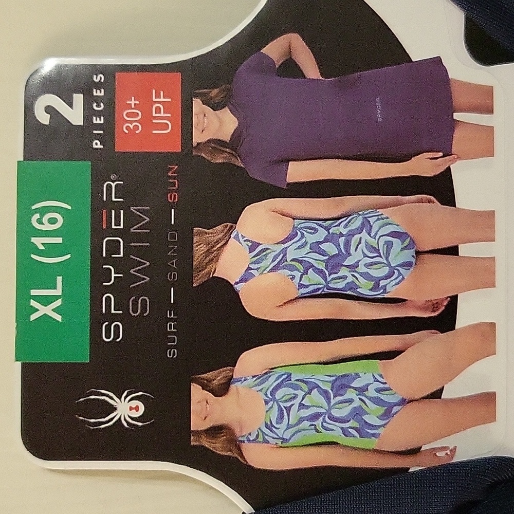 SPIDER SWIM 2 PIECES 30+UPF COVER UP - Picture 3 of 6